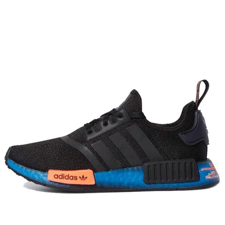 (GS) adidas NMD_R1 J 'Graffiti - Black Bluebird' FV8525