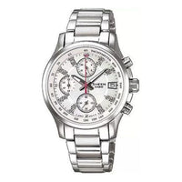 CASIO Waterproof SHEEN Stainless Steel Strap White Analog SHN-5016SP-7A