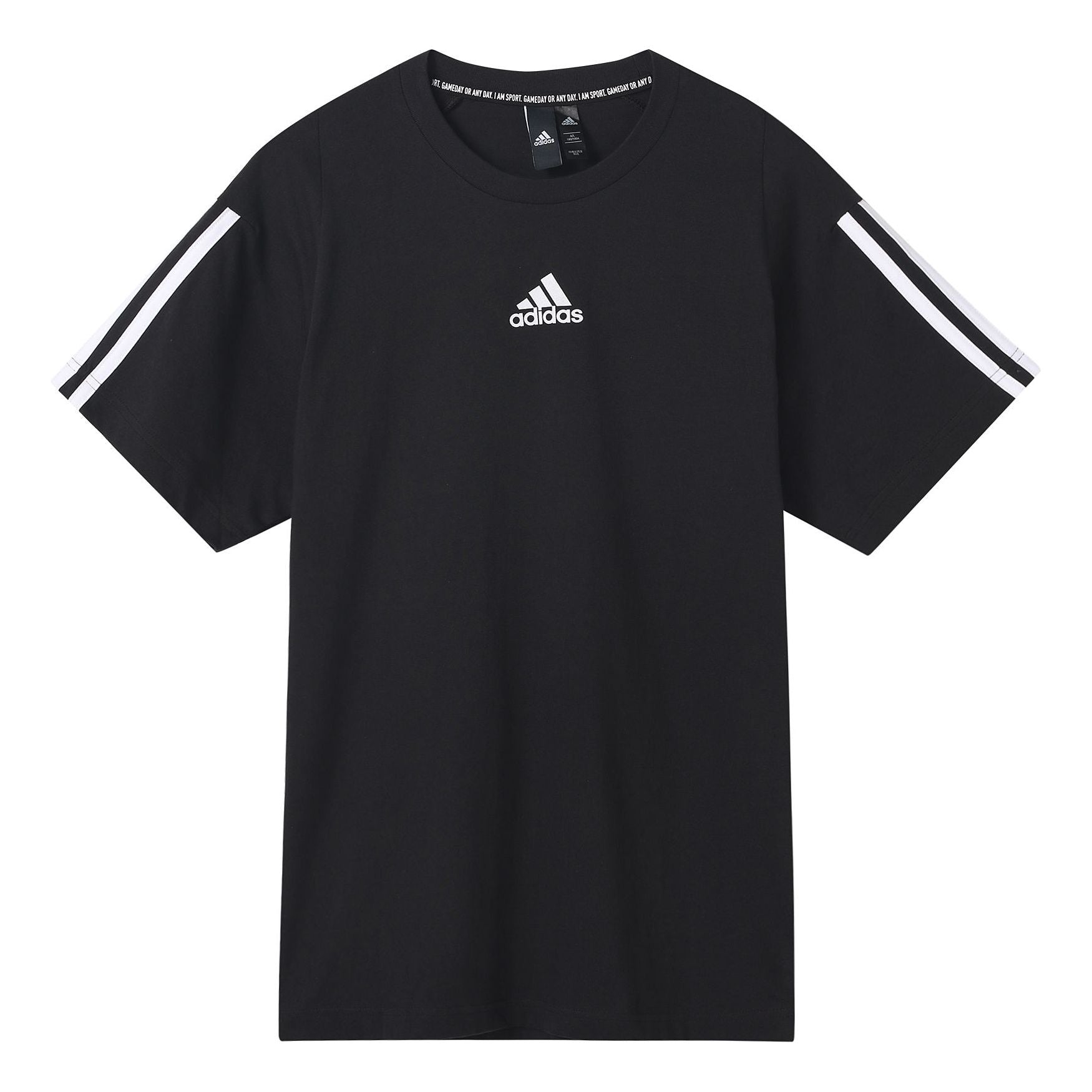 adidas Must Haves 3-Stripes Sport T-Shirt 'Core Black' DT9955