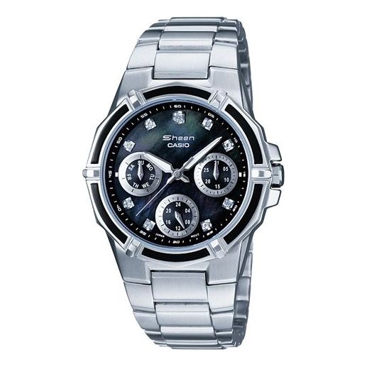 CASIO SHEEN Waterproof Stainless Steel Strap Blue Analog SHN-3015DP-1ADF