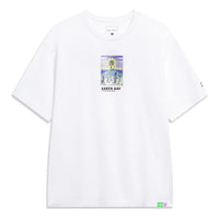 Li-Ning x Steven Harrington Graphic T-shirt 'White' AHST093-2