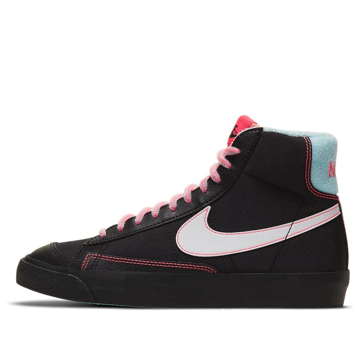 (GS) Nike Blazer Mid '77 'Black Atomic Pink' DD7710-001