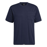 adidas ID 2.0 Regular Fit Aeroready Knit Short Sleeve Tee 'Navy' IA9439