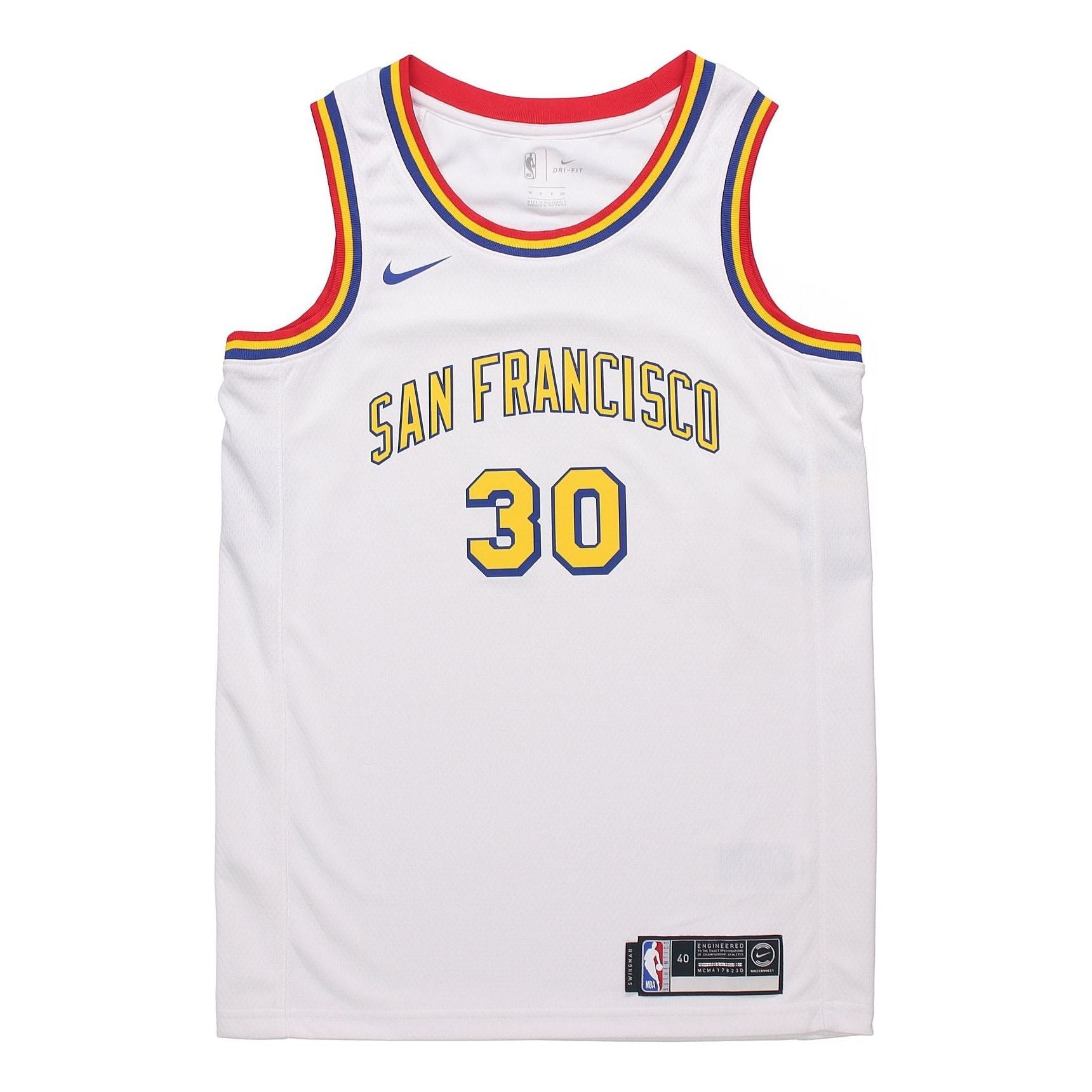 Nike NBA Stephen Curry Golden State Warriors 2019/20 Fan Edition Jersey #30 BQ8108-103