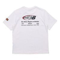New Balance Logo Crew Neck Short Sleeve White NEA34013-IV