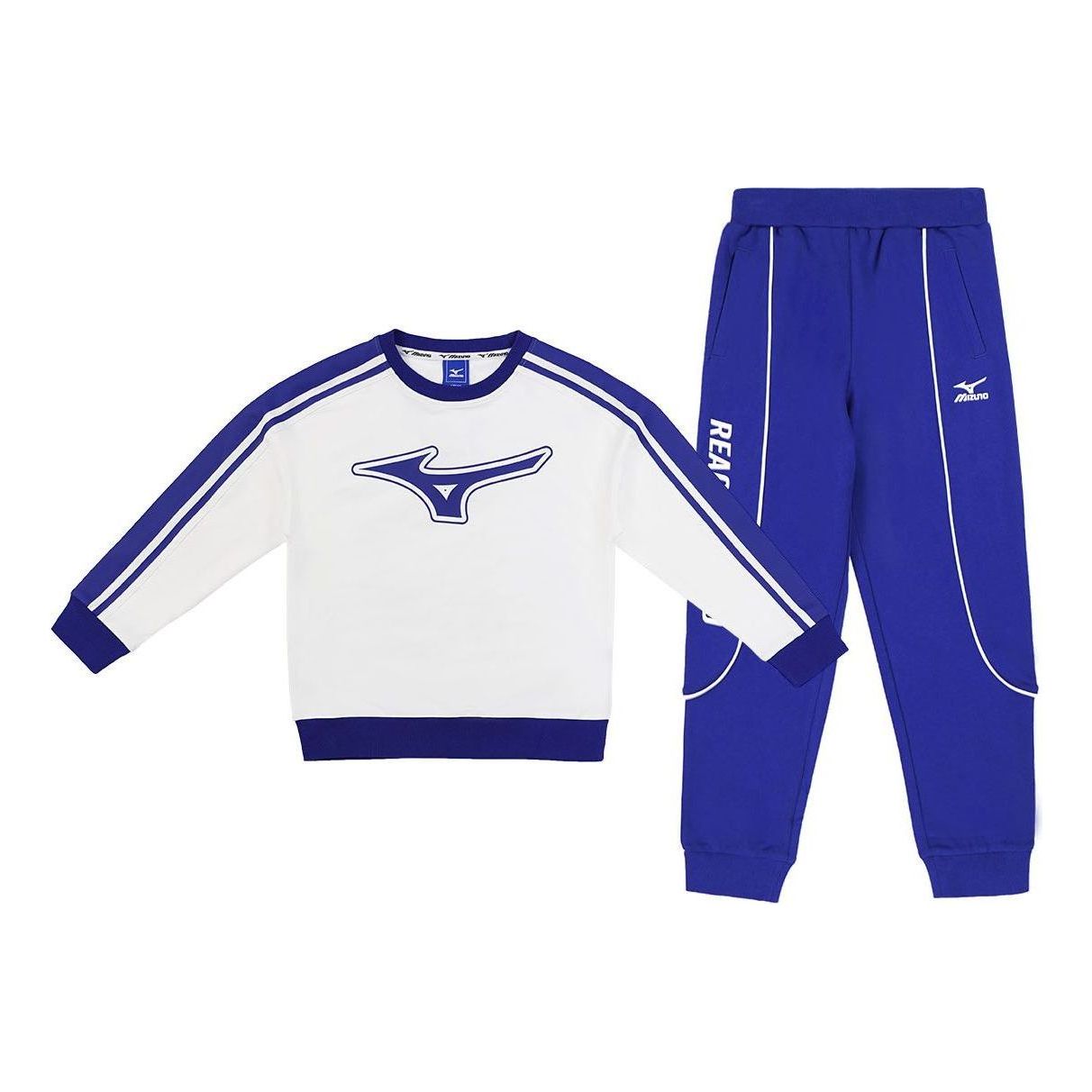 (GS) Mizuno Sportswear Sweater Suit 'Blue' 32CG3902