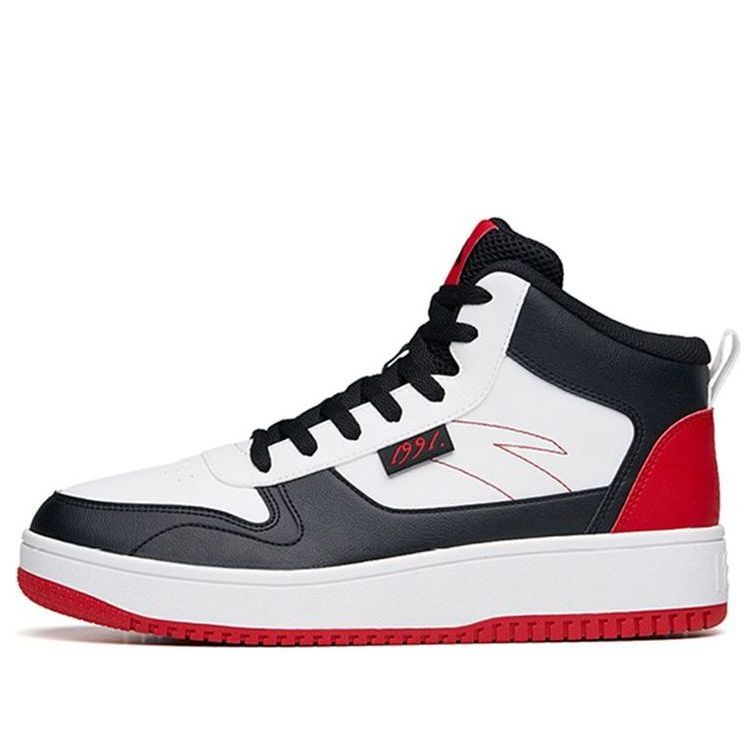 ANTA Skateboarding Series Sneakers High 'White Black Red' 912038010-18