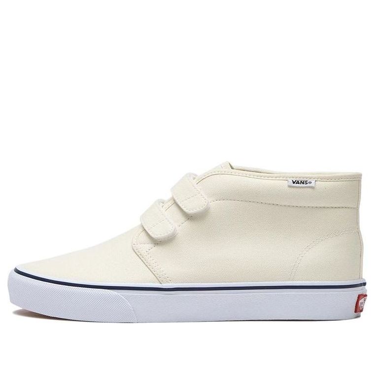 Vans Unisex Chukka EZ Mid-Top Velcro Sneakers White 6124190002013