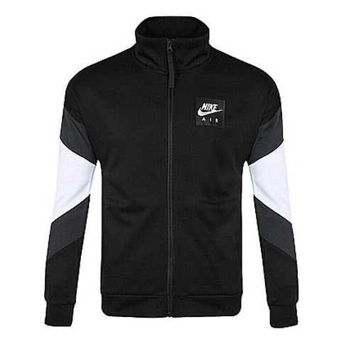 Nike AS M Nike Sportswear NSW AIR JKT Windproof Stand Collar Colorblock Athleisure Casual Sports Jacket Black AJ5322-010
