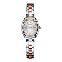 SEIKO Casual Business Solar Energy Quartz Waterproof Rose Gold Steel Strip Watch SWFA179J