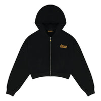 Drew House Cropped Zip Up Hoodie 'Black' DH-VF3215C-MCBK