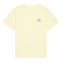 New Balance Unissentials Cotton T-shirt Asia Sizing 'Light Yellow' UT21503-DGL