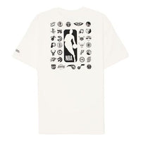 Men's Nike Basketball Printing Sports Round Neck Short Sleeve White T-Shirt DC1940-910