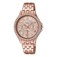 CASIO Female SHEEN Japan / South Korea Fashion Rose Gold Analog SHE-3062PG-9A