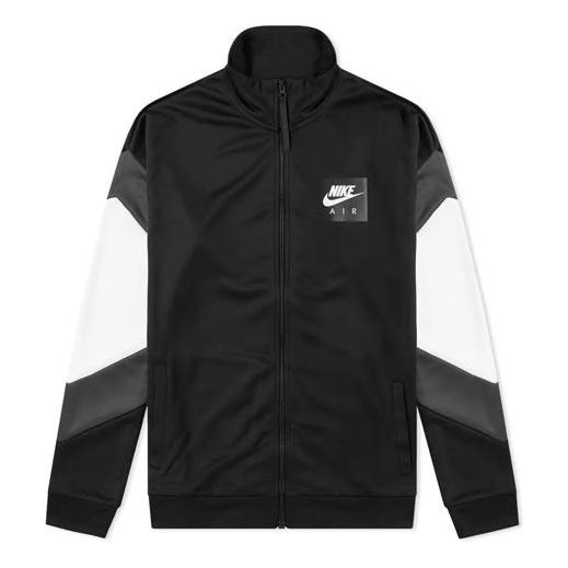 Nike Air Casual Sports Stand Collar Long Sleeves Jacket Black AJ5321-010