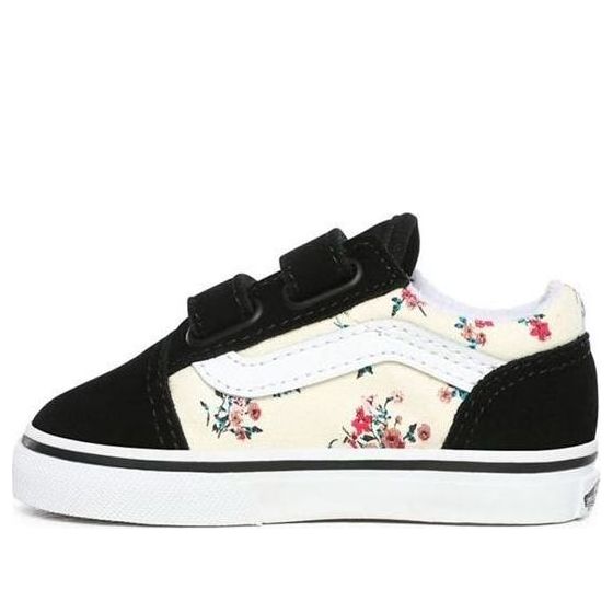 Vans Ditsy Floral Old Skool V Toddler Black/White VN0A38JN16Z