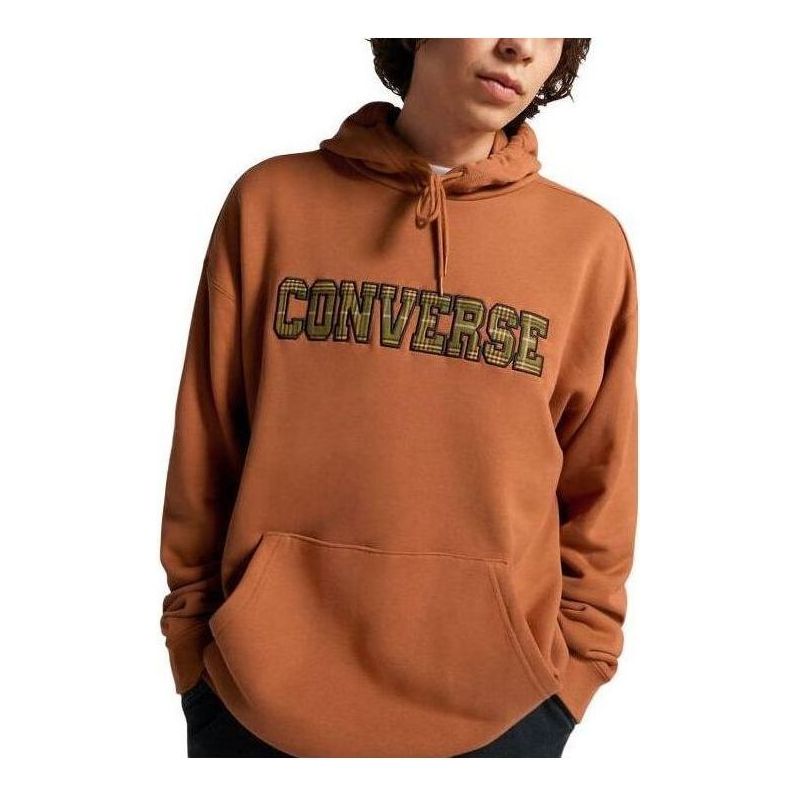Converse All Star Logo Namesake Hoodie Asia Sizing 'Khaki' 10025629-A03