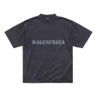 Balenciaga Stencil Type T-shirt 'Black' 764235TQVA31750