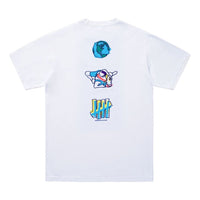 UNDEFEATED WRESTLING S/S TEE Back Applique Short-sleeve Tee Unisex White 80101-WHITE