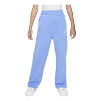 (GS) Nike Sportswear Club Fleece Wide-Leg Pants 'Polar Blue' FD2927-450