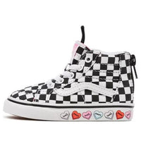 Vans Toddler Candy Hearts SK8-HI Zip 'Black White' VN000XG5ABY