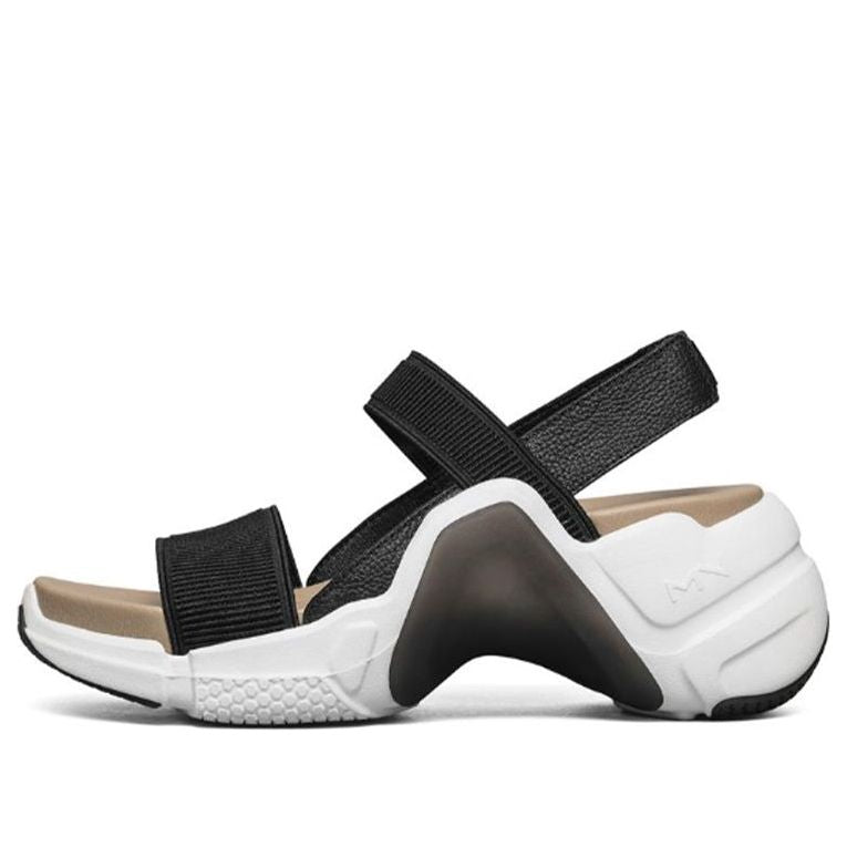 (WMNS) Skechers Neo Block Sandals Black 133011-BLK