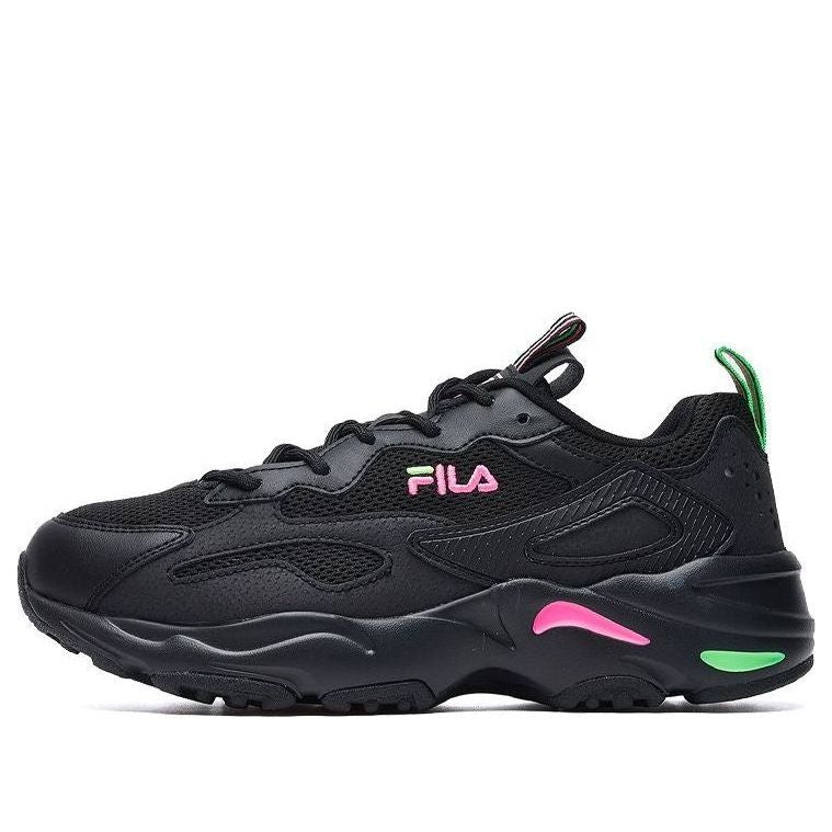 (WMNS) FILA TRACER vintage Black/pink/green F12W021116FBK