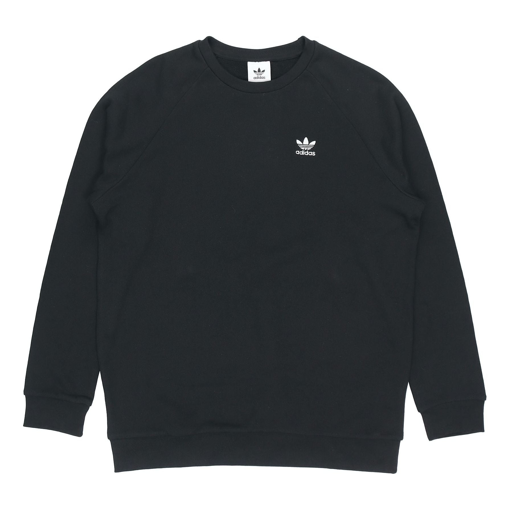 adidas originals Crew Basic Round Neck Pullover 'Black' DV1600