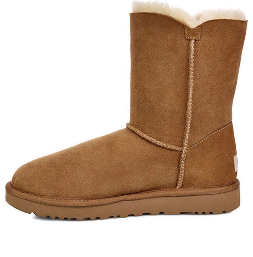(WMNS) UGG Bailey Button Brown 1096969-CHE