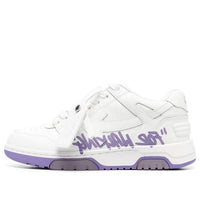 (WMNS) Off-White Out Of Office For Walking Low-Tops 'White Purple' OWIA259S23LEA0030136