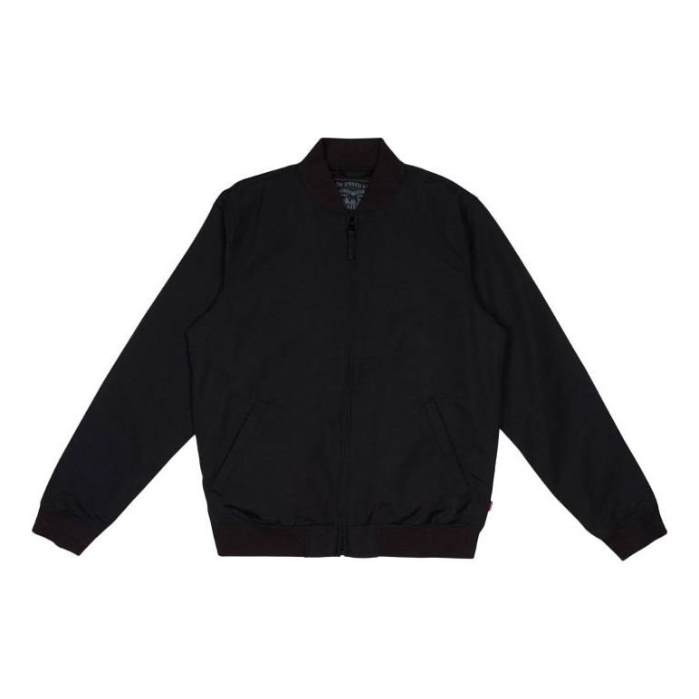 Men's Levis Knit Stand Collar Jacket Black 23594-0009