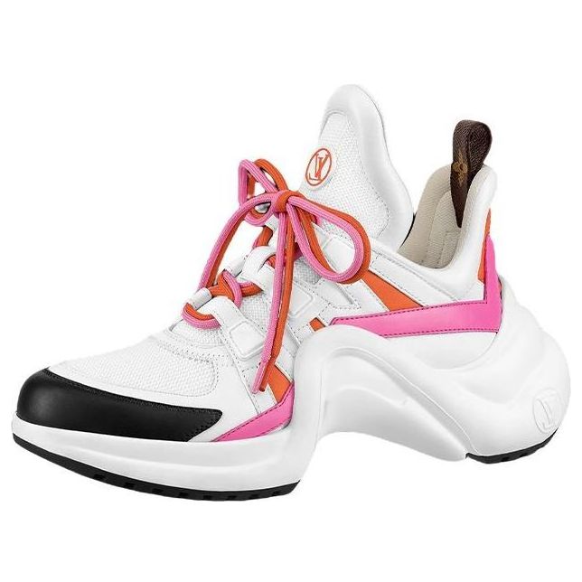 (WMNS) LOUIS VUITTON LV Archlight Sneakers 'White Pink Black' 1A9ODG