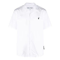 Off-White SS21 Chest Logo Micro Mark Short Sleeve Shirt White OMGA163S21FAB0040110