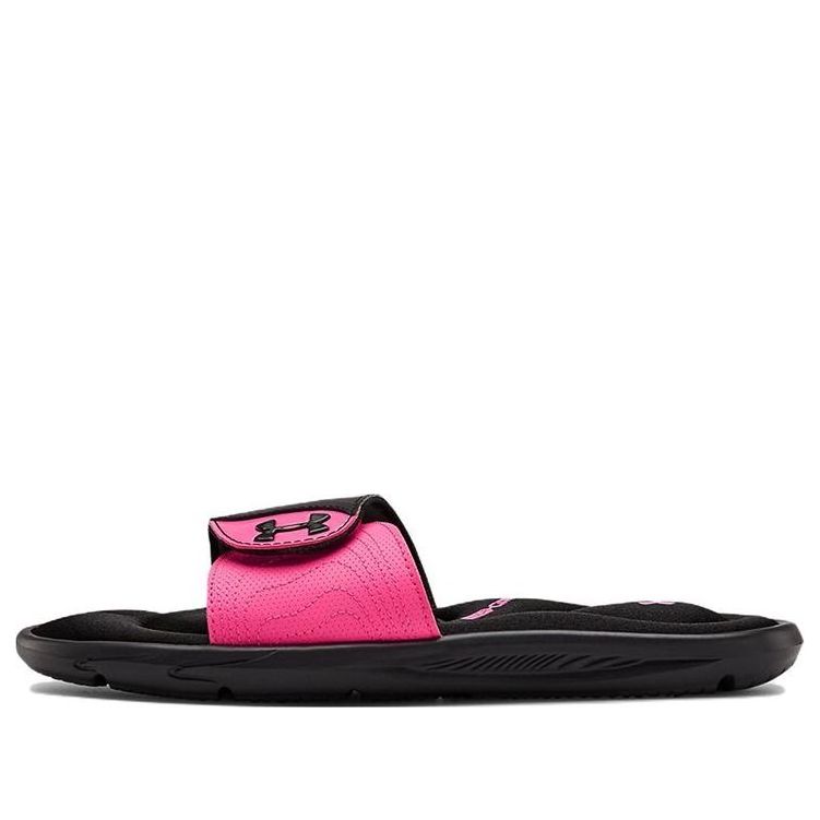 (WMNS) Under Armour Ignite 9 Slide 'Black Pink Surge' 3022717-002