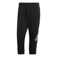 adidas Essentials Big Logo 3/4 Pants 'Black' HA4350