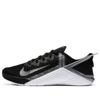 (WMNS) Nike Metcon 6 FlyEase 'Black Metallic Silver' DB3794-010