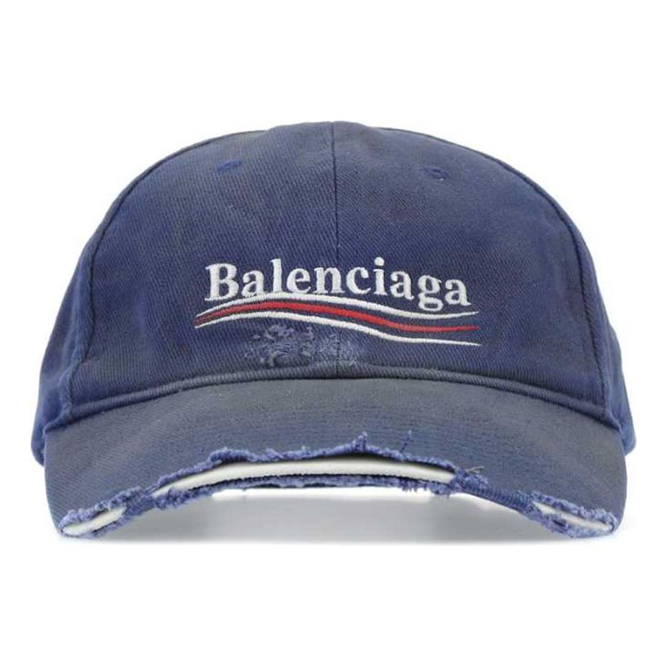 Balenciaga Political Campaign Destroyed Cap 'Blue' 661884410B2-4277