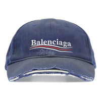Balenciaga Political Campaign Destroyed Cap 'Blue' 661884410B2-4277