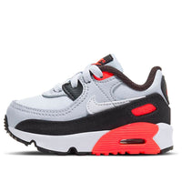 (TD) Nike Air Max 90 Running Shoes Grey/Red/Black CD6868-012
