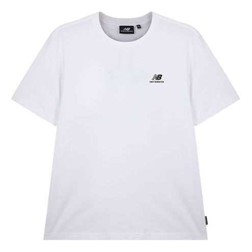 New Balance Short Sleeve Couple Style White NEA2E051WT