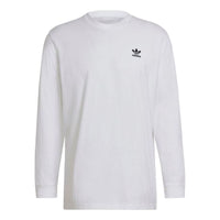 adidas originals Large Logo Printing Casual Long Sleeves White HC7111