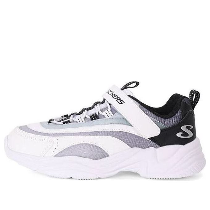 (GS) Skechers Lite Styles 'White Black Grey' 303903L-WBK