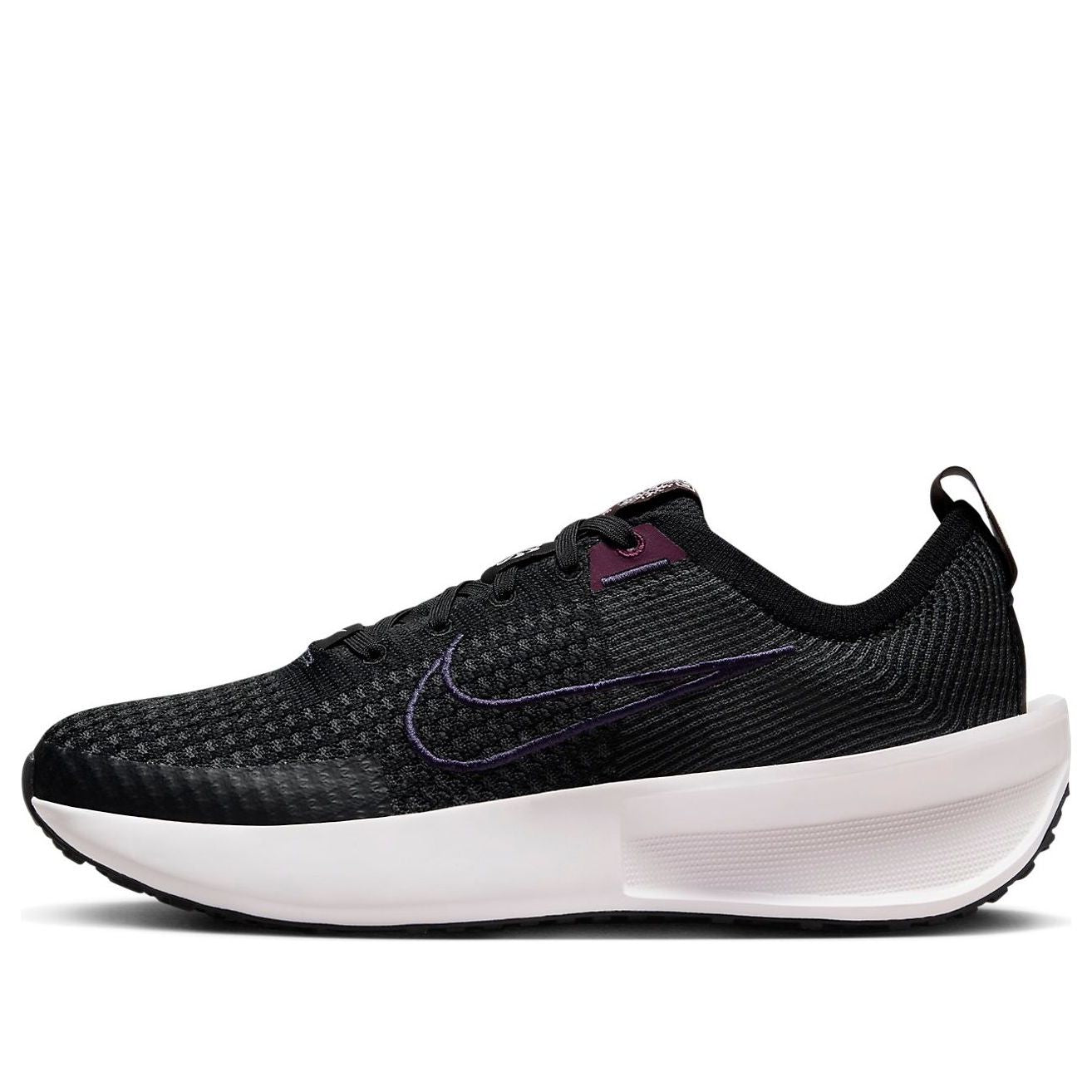 (WMNS) Nike Interact Run Road Running Shoes 'Black White' FD2292-002