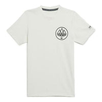 Men's adidas originals x Spezial Crossover Pullover Round Neck Solid Color Printing Short Sleeve White T-Shirt HC0400