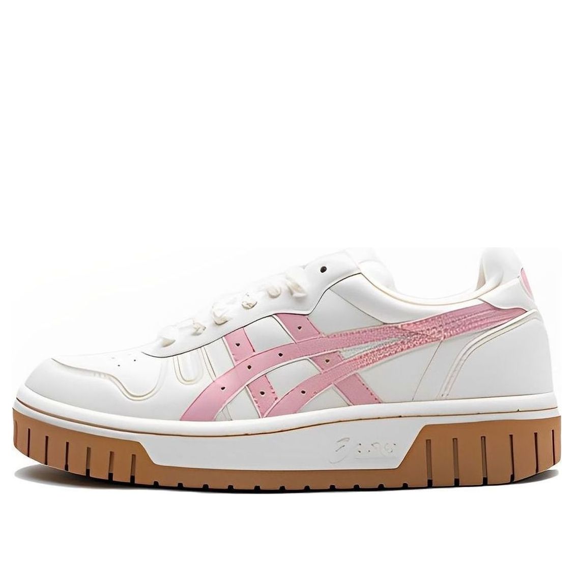 (GS) ASICS Court MZ 'White Pink' 1204A126-100