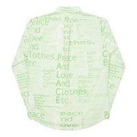 PALACE This Is What PALACE Stands For Slogan Long Sleeves Shirt Unisex Green P19HT074