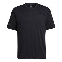 adidas ID 2.0 Regular Fit Aeroready Knit Short Sleeve Tee 'Black' IA9426