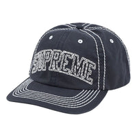 Supreme Big Stitch 6-Panel 'Navy White' SUP-FW20-128