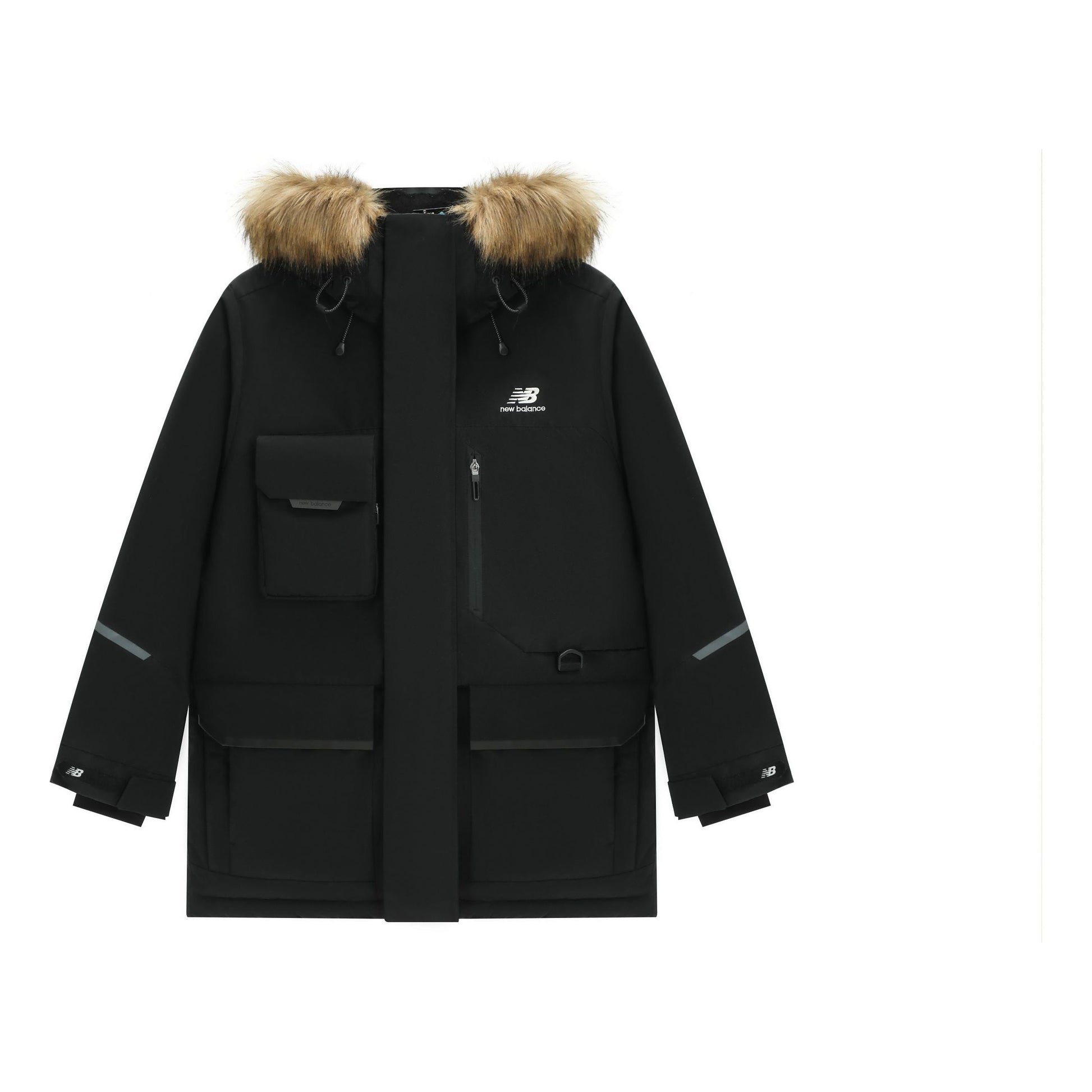 New Balance Logo Down Jacket Asia Sizing 'Black' 5PC44603-BK