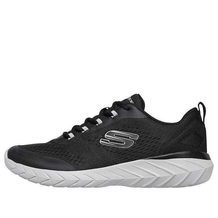 (WMNS) Skechers Overhaul 2.0 Low-Top Black/White 232288-BLK